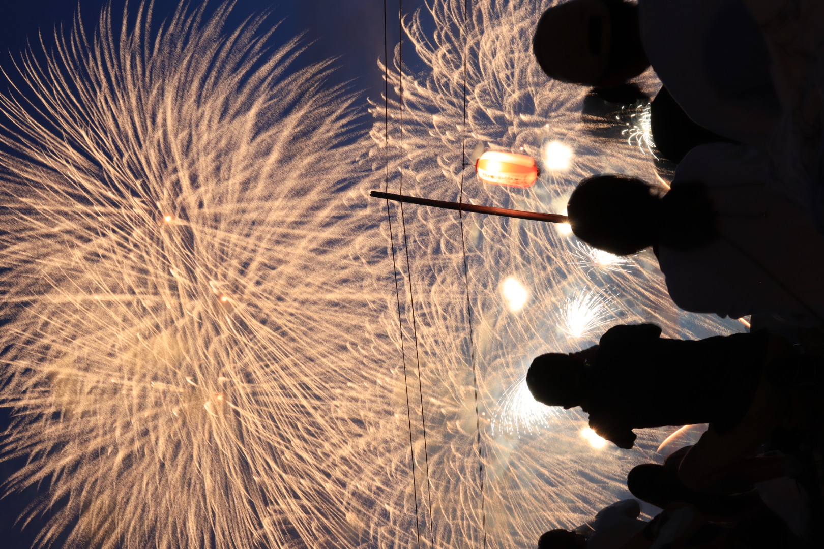 美しい自然の風景写真 花火